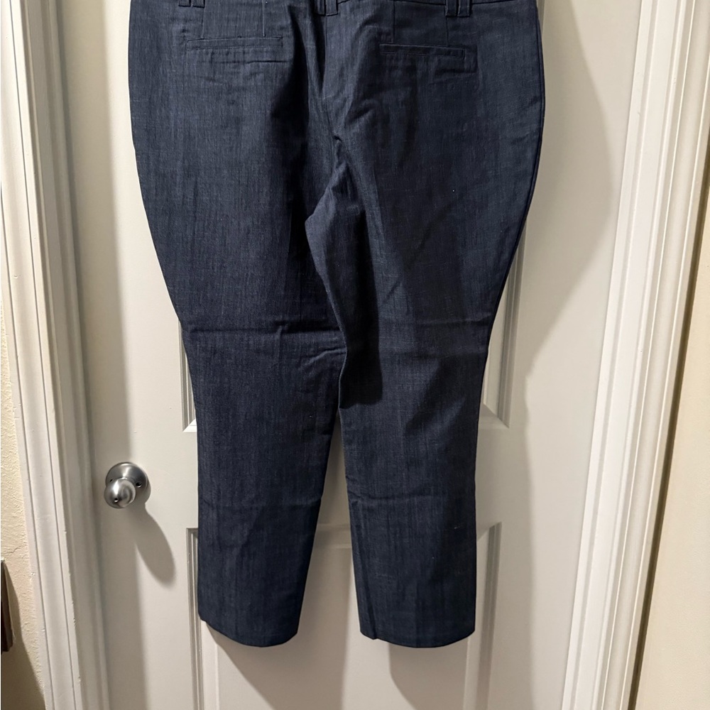 Maurices Dark Blue Straight Leg Pants - Picture 4 of 5